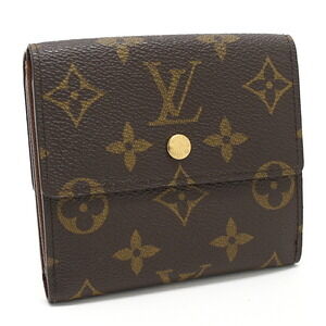Louis Vuitton Wallet Portefeuille Elise Monogram Canvas Brown